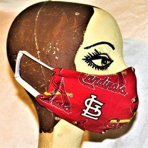 St. Louis Cardinal Handmade Washable Face Mask